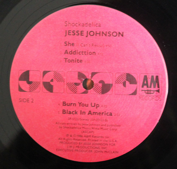 Jesse Johnson - Shockadelica [Vinyl] | A&M Records (SP-5122) - 4