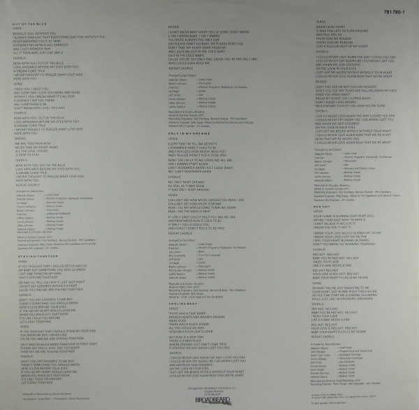 Debbie Gibson - Out Of The Blue | Atlantic (781 780-1) - 3 Debbie Gibson - Out Of The Blue | Atlantic (781 780-1) - 3