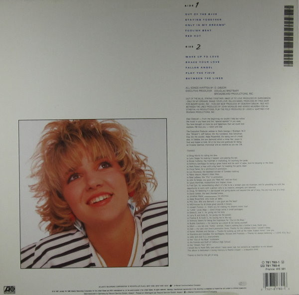 Debbie Gibson - Out Of The Blue | Atlantic (781 780-1) - 2 Debbie Gibson - Out Of The Blue | Atlantic (781 780-1) - 2