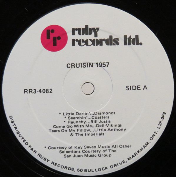 Various - Cruisin' 1957 | Ruby Records Limited (RR3-4082) - 3