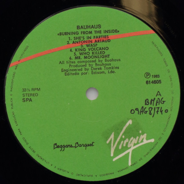 Bauhaus - Burning From The Inside | Beggars Banquet (614605) - 3 Bauhaus - Burning From The Inside | Beggars Banquet (614605) - 3