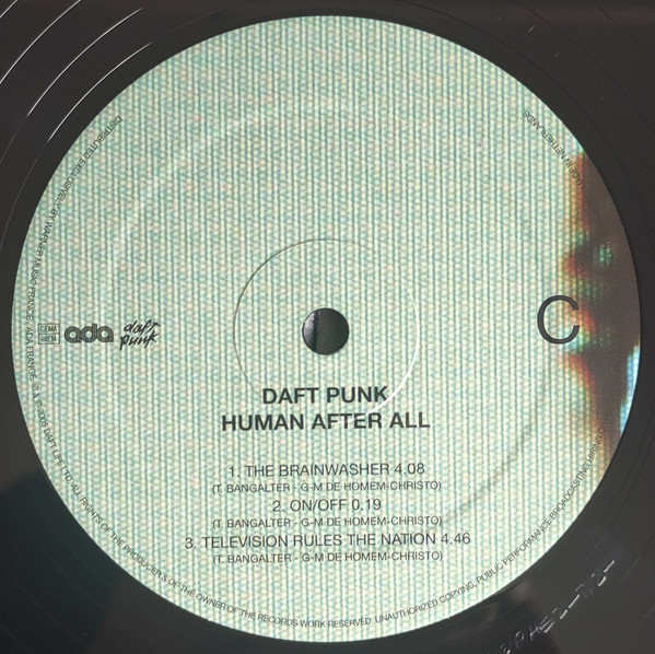 Daft Punk - Human After All | ADA (0190296611902) - 2