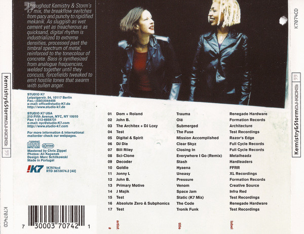 Kemistry & Storm - DJ-Kicks: | !K7 (K7074CD) - 2 Kemistry & Storm - DJ-Kicks: | !K7 (K7074CD) - 2
