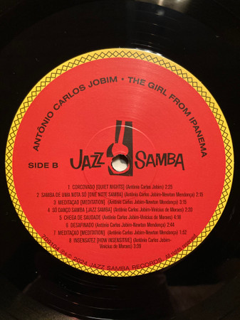 Antonio Carlos Jobim - The Girl From Ipanema | Jazz Samba Records (709104) - 3 Antonio Carlos Jobim - The Girl From Ipanema | Jazz Samba Records (709104) - 3