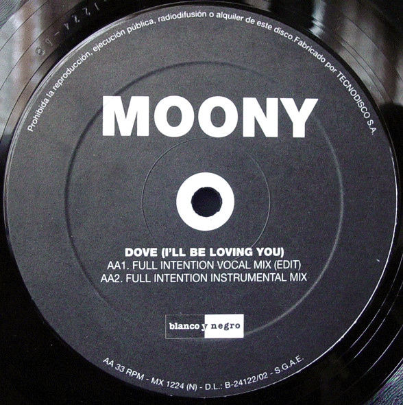 Moony - Dove (I'll Be Loving You) | Blanco Y Negro (MX 1224) - 3