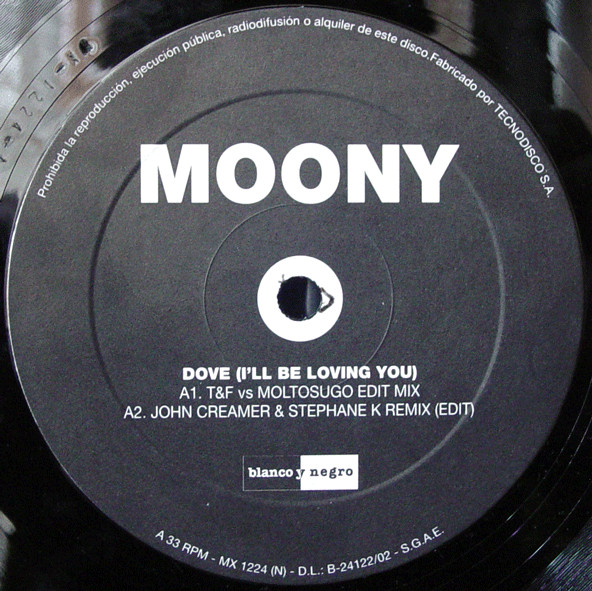 Moony - Dove (I'll Be Loving You) | Blanco Y Negro (MX 1224) - 4