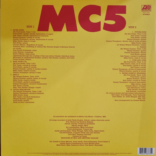 MC5 - High Time | Atlantic (RCV1 8285) - 2