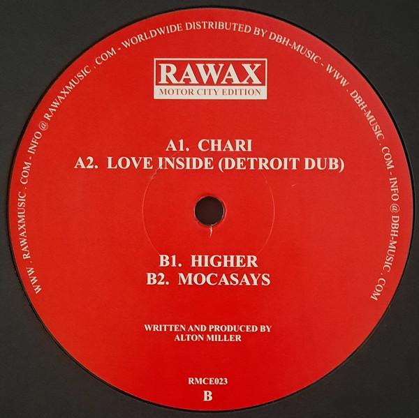 Alton Miller - Love Inside | Rawax (RMCE023) - 2 Alton Miller - Love Inside | Rawax (RMCE023) - 2