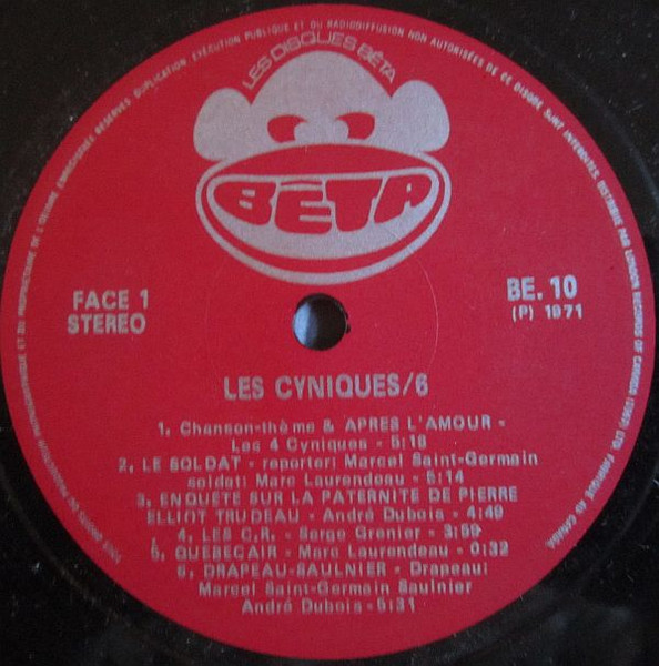 Les Cyniques - 6 | Les Disques Bêta (BE.10) - 3