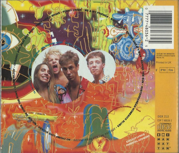 Red Hot Chili Peppers - The Uplift Mofo Party Plan | EMI-Manhattan Records (CDP 7 48036 2) - 4