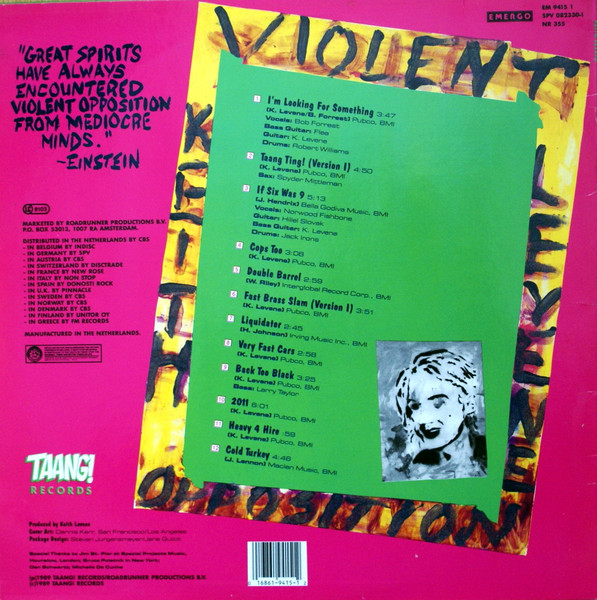 Keith Levene - Violent Opposition | Emergo (EM 9415 1) - 2 Keith Levene - Violent Opposition | Emergo (EM 9415 1) - 2
