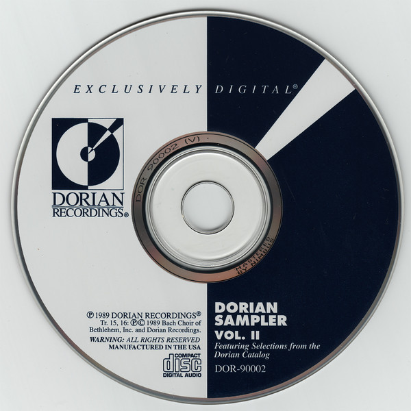 Various - Dorian Sampler Vol. II | Dorian Recordings (DOR-90002) - 3