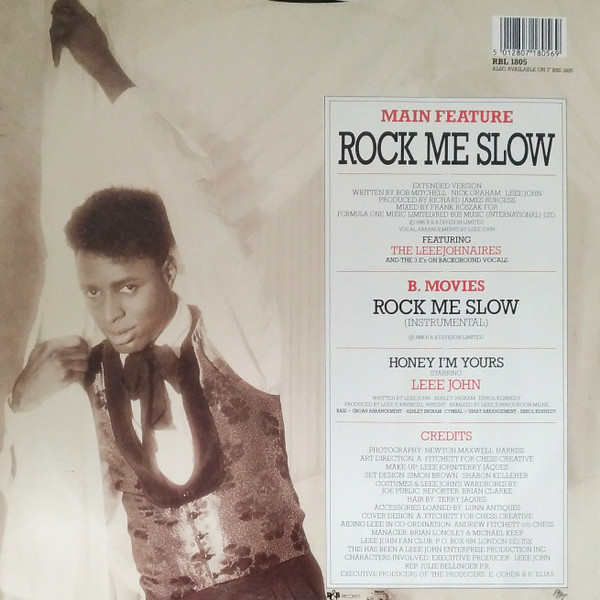 Leee John - Rock Me Slow | Red Bus Records (RBL 1805) - 2