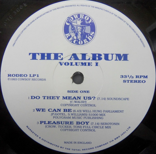 Various - Cowboy Records - The Album - Volume 1 | Cowboy Records (RODEO LP 1) - 2 Various - Cowboy Records - The Album - Volume 1 | Cowboy Records (RODEO LP 1) - 2