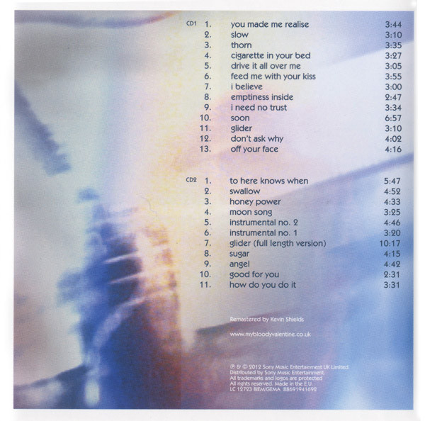 My Bloody Valentine - EP's 1988-1991 | Sony Music (88691941692) - 2 My Bloody Valentine - EP's 1988-1991 | Sony Music (88691941692) - 2