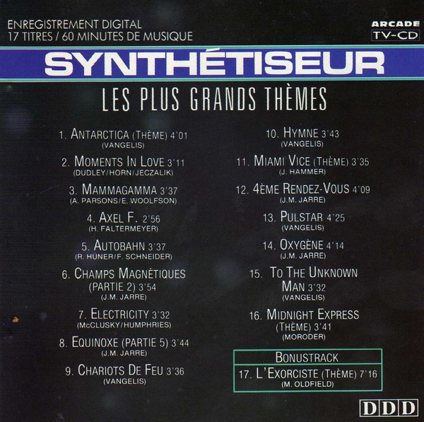 Ed Starink - Synthétiseur - Les Plus Grands Thèmes | Arcade (ARC 14561-2) - 2