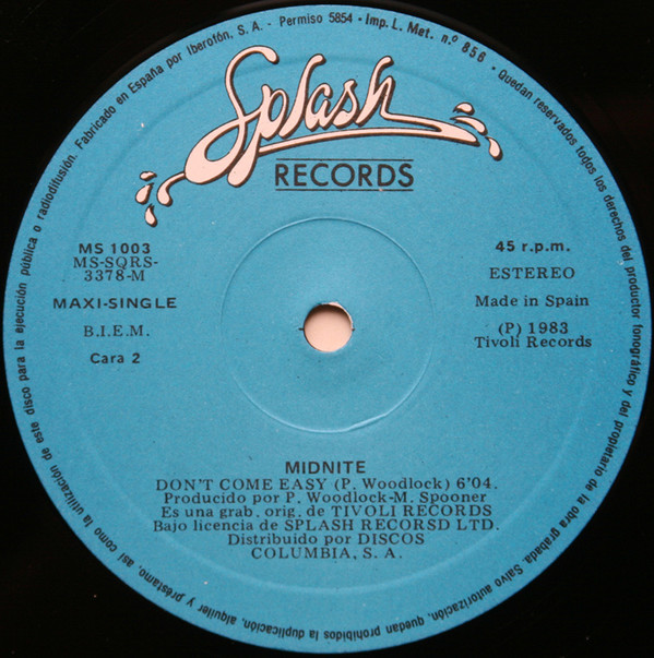 Midnite - Paradise Drive | Splash Records (MS 1003) - 4