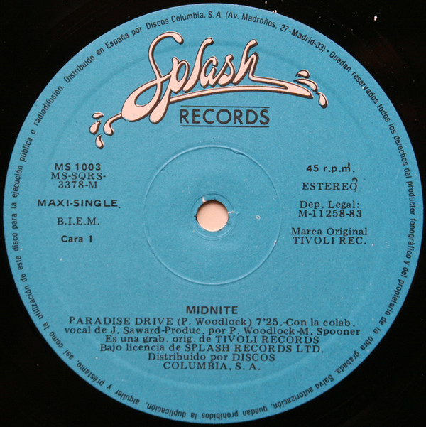 Midnite - Paradise Drive | Splash Records (MS 1003) - 3