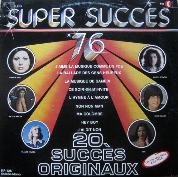 Various - Les Super Succès De 76 | K-Tel (KF-125) - main Various - Les Super Succès De 76 | K-Tel (KF-125) - main
