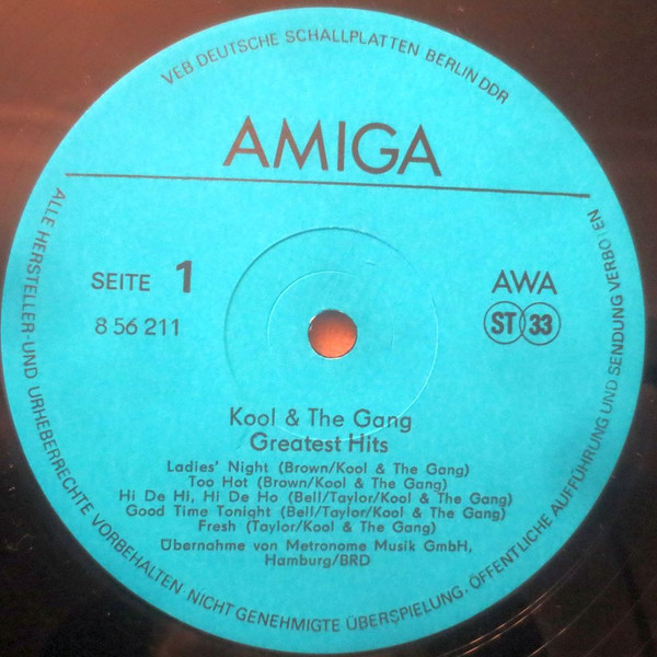 Kool & The Gang - Greatest Hits | AMIGA (8 56 211) - 3 Kool & The Gang - Greatest Hits | AMIGA (8 56 211) - 3