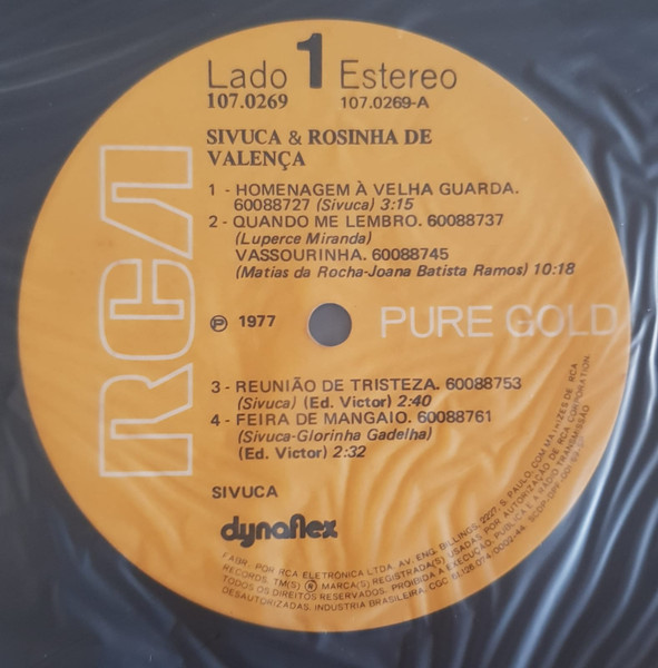 Sivuca , Rosinha de Valença - Gravado Ao Vivo | RCA Pure Gold (107.0269) - 4 Sivuca , Rosinha de Valença - Gravado Ao Vivo | RCA Pure Gold (107.0269) - 4