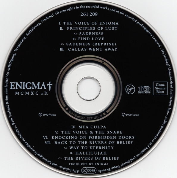 Enigma - MCMXC a.D. | Virgin (261 209) - 3