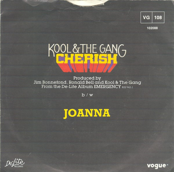 Kool & The Gang - Cherish | De-Lite Records (102088) - 2