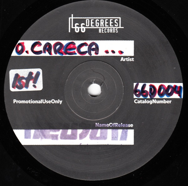 Orlando Careca vs. The Cosmonut - Just For Tonight | 66 Degrees Records (66D04)