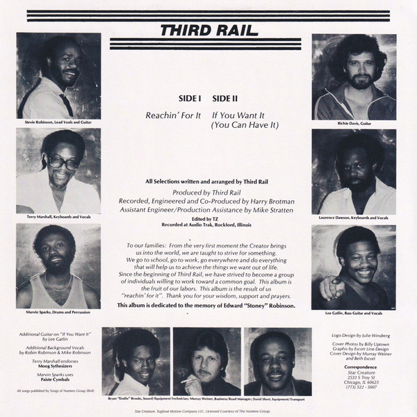 Third Rail - Reachin' For It b/w If You Want It (You Can Have It) | Star Creature (SC7702) - main Third Rail - Reachin' For It b/w If You Want It (You Can Have It) | Star Creature (SC7702) - main