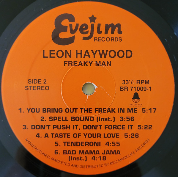 Leon Haywood - Freaky Man | Evejim Records (BR 71009-1) - 4 Leon Haywood - Freaky Man | Evejim Records (BR 71009-1) - 4
