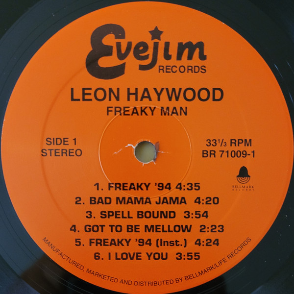 Leon Haywood - Freaky Man | Evejim Records (BR 71009-1) - 3 Leon Haywood - Freaky Man | Evejim Records (BR 71009-1) - 3