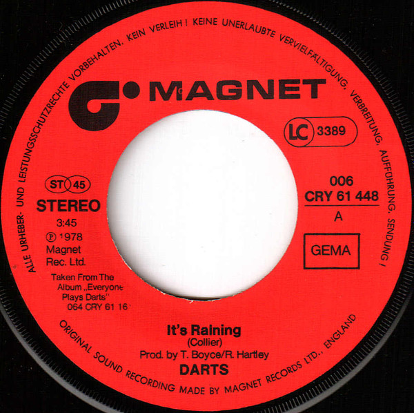 Darts - It's Raining | Magnet (006 CRY 61 448) - 3