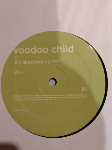 Voodoo Child - Light Is In Your Eyes / Electronics (12") [Vinyl] | V2 (63881-27797-1) - 2