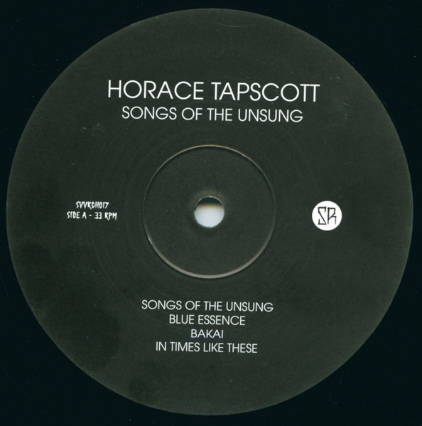 Horace Tapscott - Songs Of The Unsung | Survival Research (SVVRCH017) - 4