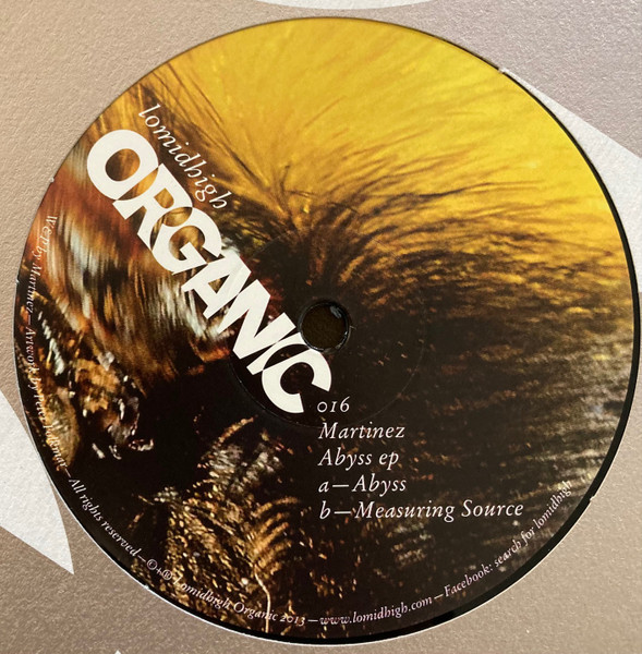 Martinez - Abyss EP | Lomidhigh Organic (LMHO016) - main Martinez - Abyss EP | Lomidhigh Organic (LMHO016) - main