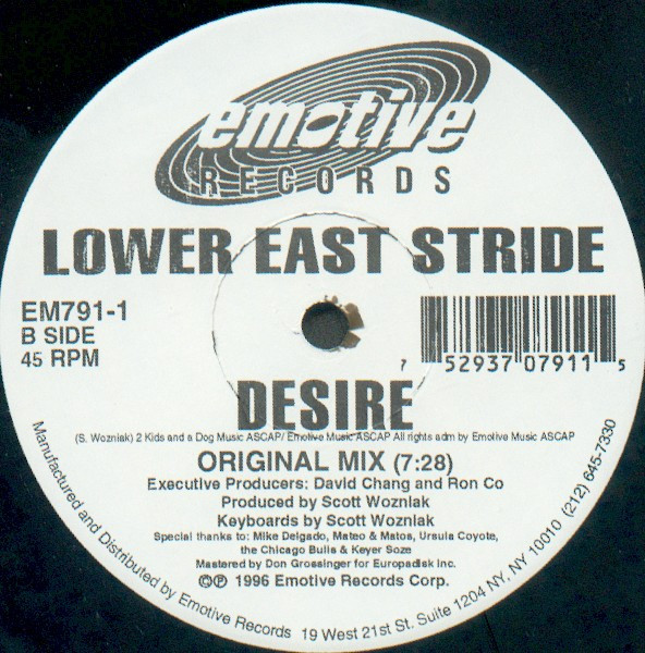 Lower East Stride - Desire | Emotive Records (EM791-1) - 2