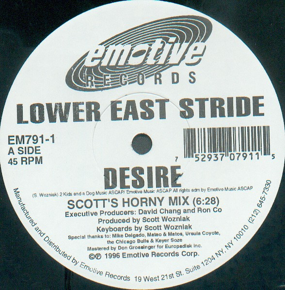 Lower East Stride - Desire | Emotive Records (EM791-1)