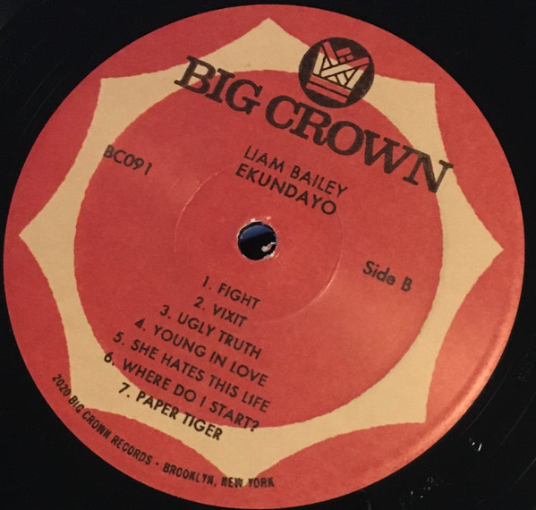 Liam Bailey - Ekundayo | Big Crown Records (BC091-LP) - 2