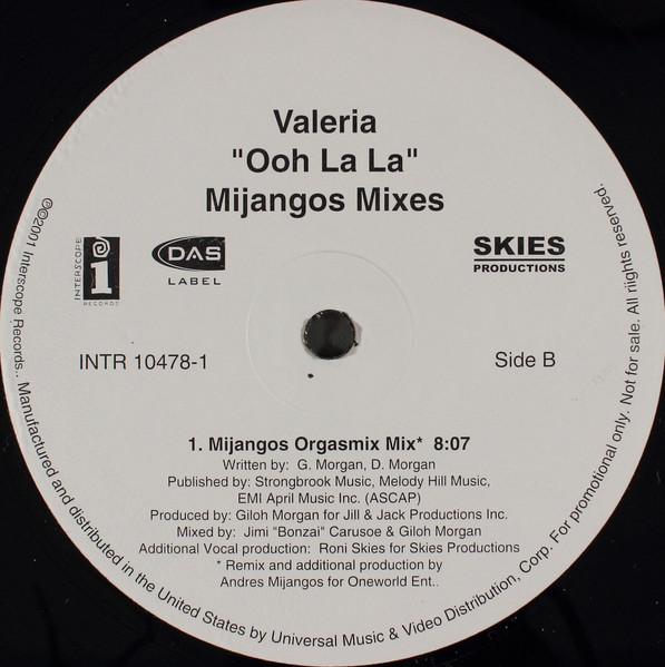 Valeria - Ooh La La | Interscope Records (INTR-10478-1) - 2 Valeria - Ooh La La | Interscope Records (INTR-10478-1) - 2