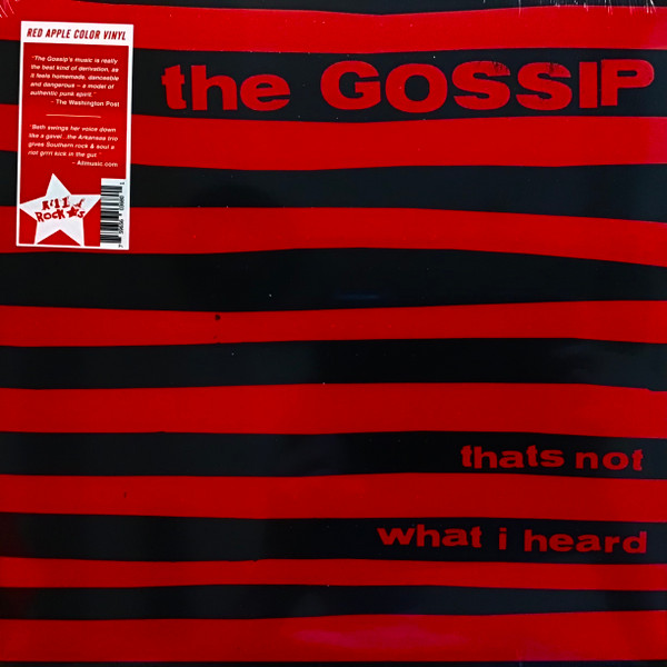 The Gossip - Thats Not What I Heard | Kill Rock Stars (KRS 368) - main The Gossip - Thats Not What I Heard | Kill Rock Stars (KRS 368) - main