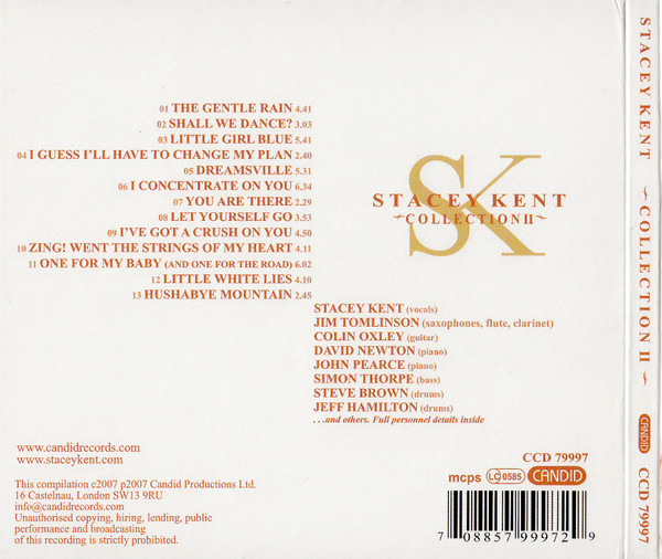 Stacey Kent - Collection II | Candid (CCD 79997) - 2