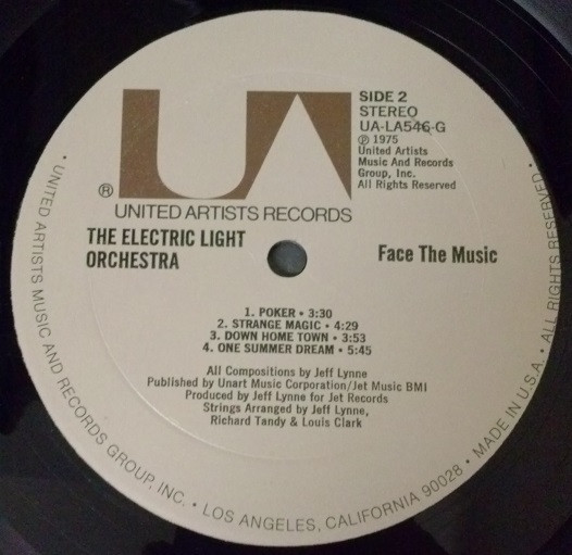Electric Light Orchestra - Face The Music | United Artists Records (UA-LA546-G) - 4