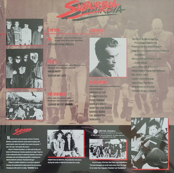 Various - Suburbia - Original Soundtrack Recording | Survival Research (SVVRCH 087LP) - 2