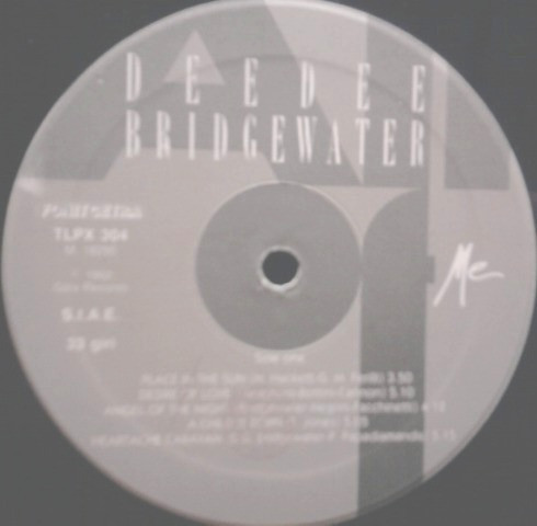 Dee Dee Bridgewater - All Of Me | Fonit Cetra (TLPX 304) - 3 Dee Dee Bridgewater - All Of Me | Fonit Cetra (TLPX 304) - 3