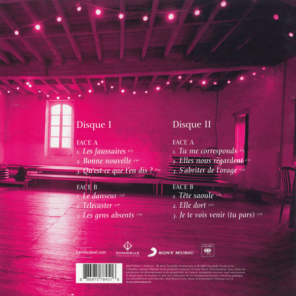 Francis Cabrel - Les Beaux Dégâts | Chandelle Productions (88697578451) - 2 Francis Cabrel - Les Beaux Dégâts | Chandelle Productions (88697578451) - 2