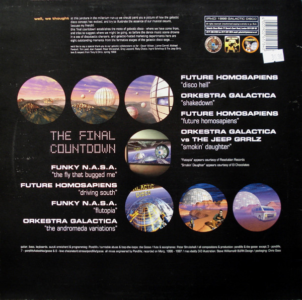 Various - Galactic Disco (The Final Countdown: 1996-1997) | Galactic Disco (NASA 12LP) - 2