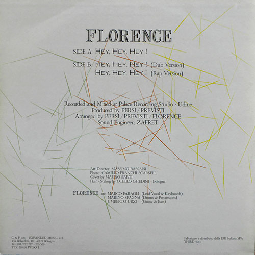 Florence - Hey, Hey, Hey! | Third Label (THIRD 5013) - 2
