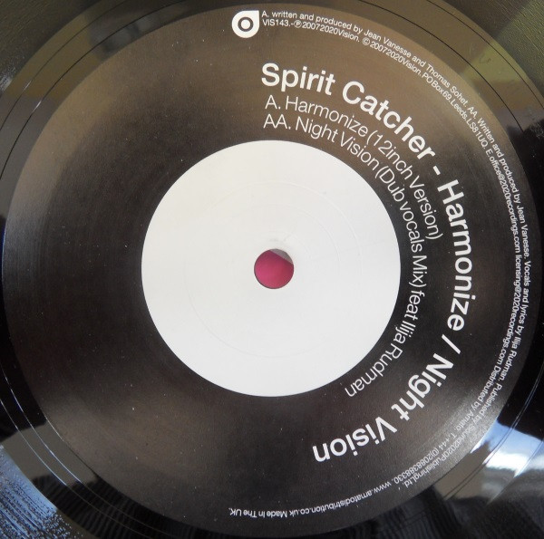 Spirit Catcher - Harmonize / Night Vision | 20:20 Vision (VIS143) - 3 Spirit Catcher - Harmonize / Night Vision | 20:20 Vision (VIS143) - 3