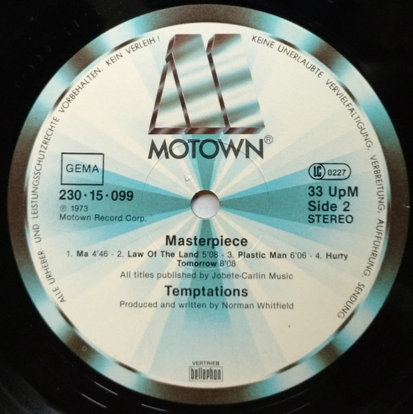 The Temptations - Masterpiece | Motown (230·15·099) - 4