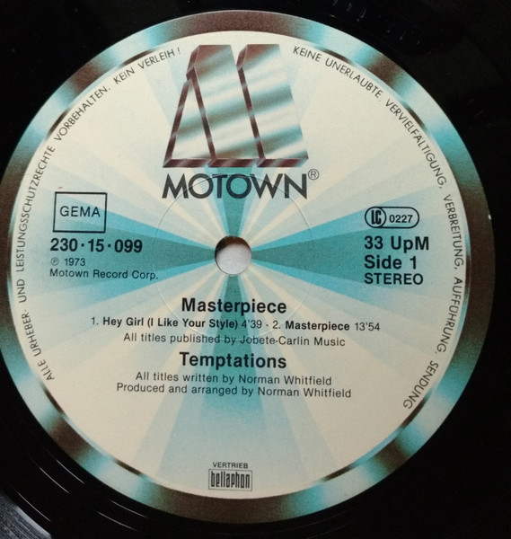 The Temptations - Masterpiece | Motown (230·15·099) - 3